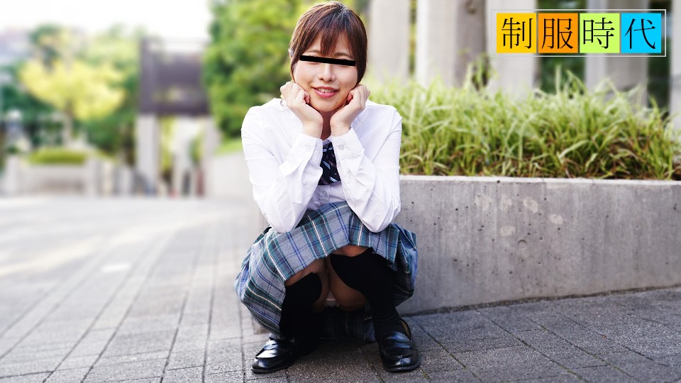 10musume 080224_01 The School Uniform: Looking at the camera while being teased and made to - Satomi Uehara - JAV movie in FHD